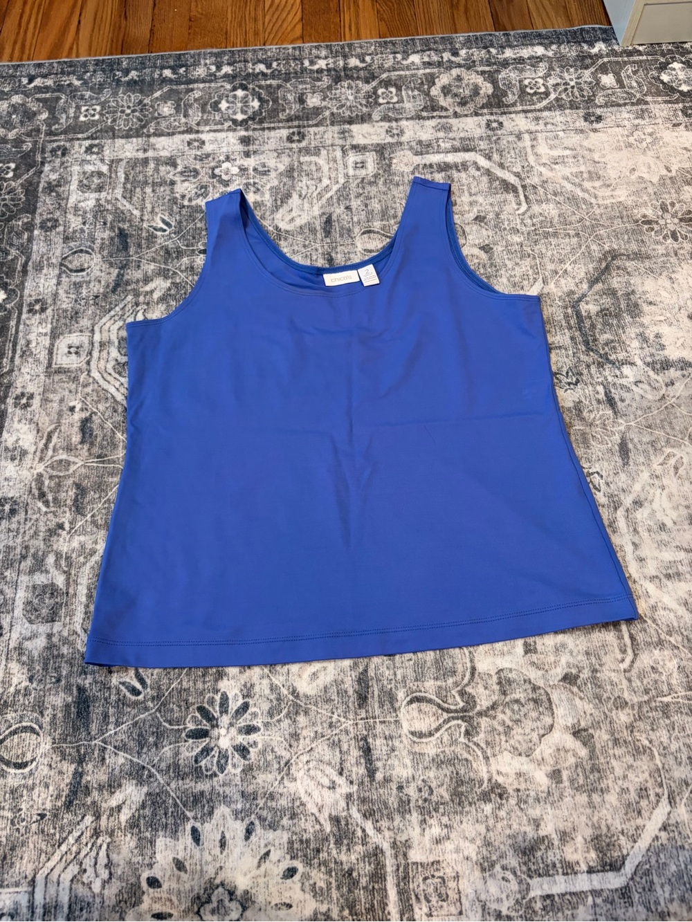 Chico's Bright Blue Scoop Neck Tank